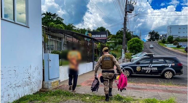 Mãe encontra produtos furtados, aciona a PM e filho acaba preso por receptação