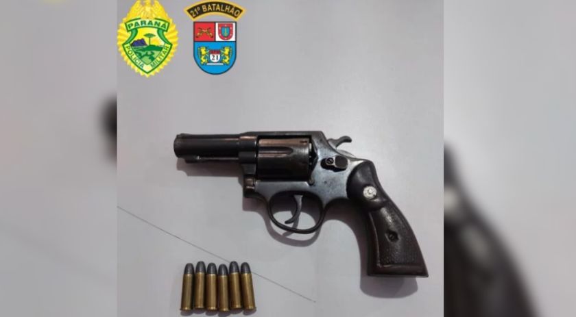 Polícia Militar efetua prisão por porte ilegal de arma de fogo