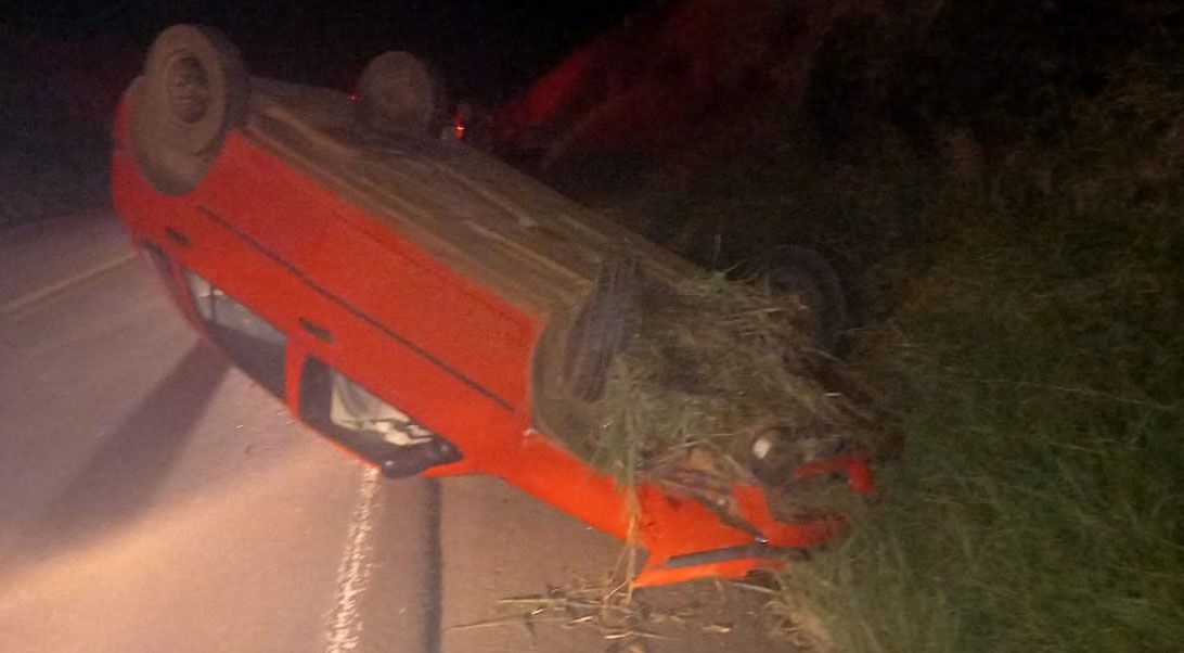 Acidente na SC 163 deixa uma pessoa ferida entre Descanso e Iporã do Oeste