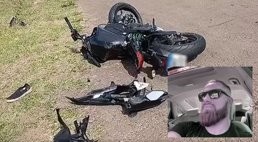 Motociclista de 38 anos morre após grave acidente na PR-483