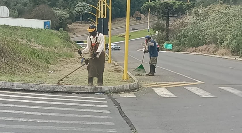 Trevos, ruas e sinalização: Prefeitura intensifica cuidado com a cidade