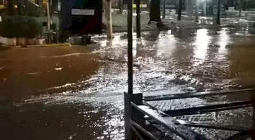 Temporais surpreendem moradores da região e geram alerta da Defesa Civil