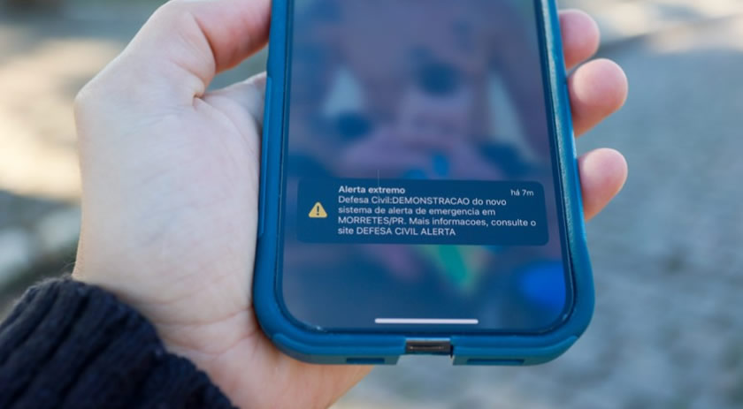 Novo sistema de alerta para desastres estará disponível para todo o Paraná em dezembro