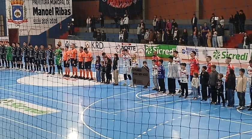 Palmas Futsal perde para Manoel Ribas e está eliminado da Copa União