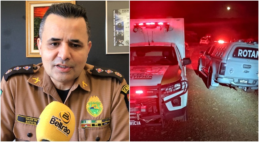 Major Batista fala sobre ação policial que culminou na morte de dois criminosos na BR 280