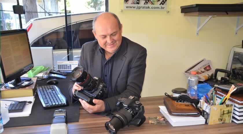 Juarez José Gralak ele é fotográfo há mais de 30 anos