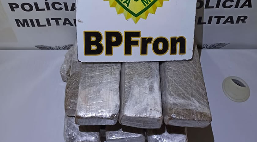 BPFRON apreende droga em ônibus na cidade de Realeza