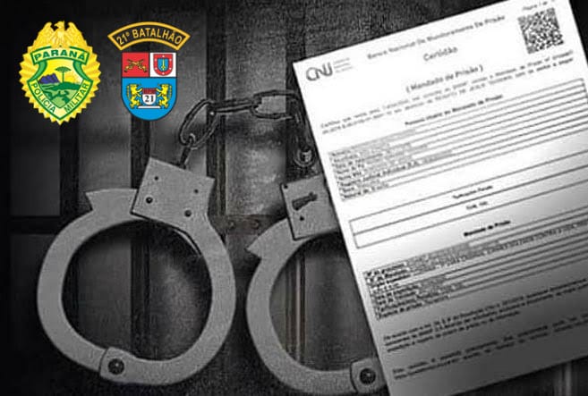 PM prende homem com mandado de prisão por crimes de trânsito