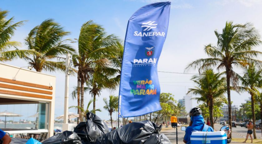Sanepar retirou 108,8 toneladas de resíduos das praias desde 16 de dezembro