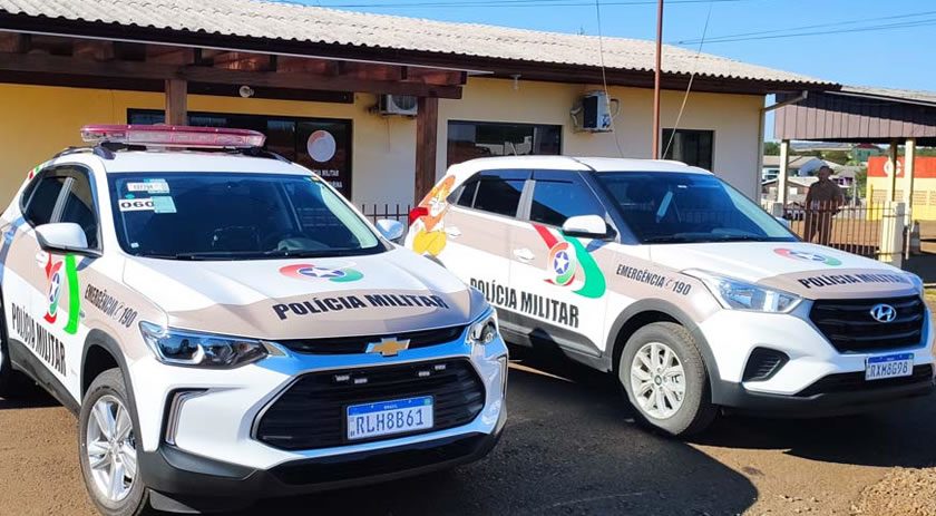 Pelotão da PM de Campo Erê recebe nova viatura