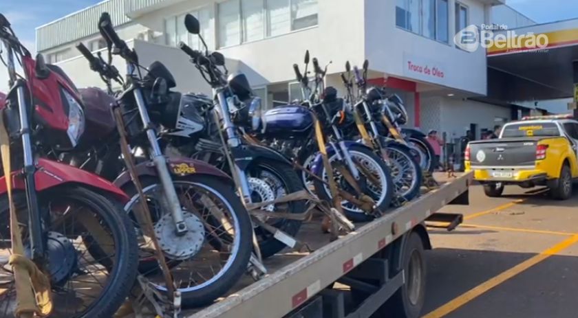 PRE apreende 11 motocicletas em rodovias do Sudoeste