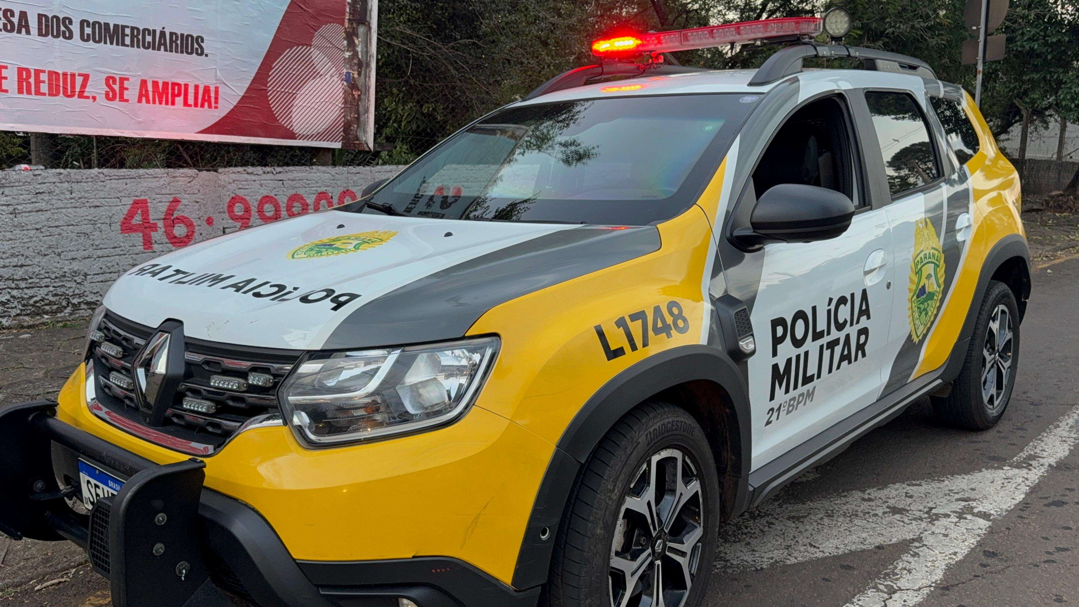 Mandado de prisão é cumprido, em Realeza durante abordagem policial