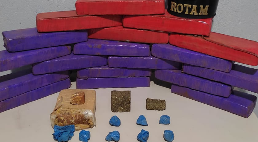 Homem e mulher são presos por possível tráfico de drogas