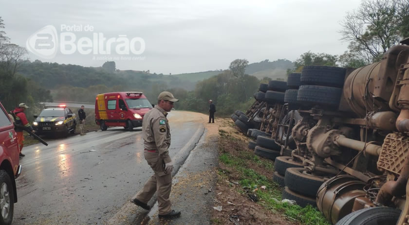Grave acidente na “curva da morte” deixa dois feridos