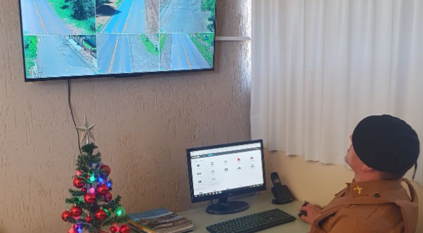 Polícia Militar recebe acesso ao sistema de videomonitoramento de Enéas Marques