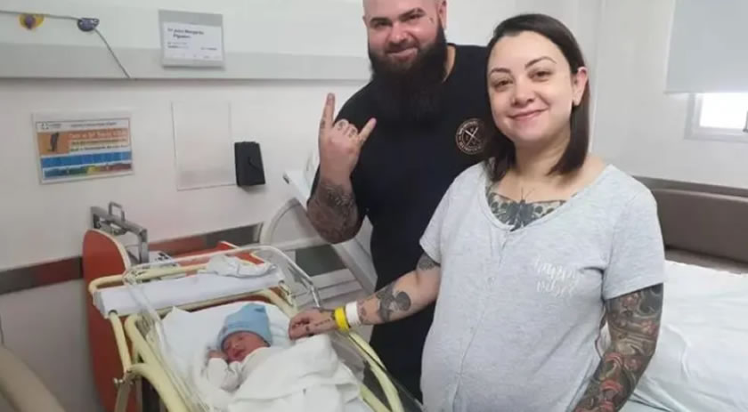 Criança nasce durante um show da banda Metallica, em Curitiba