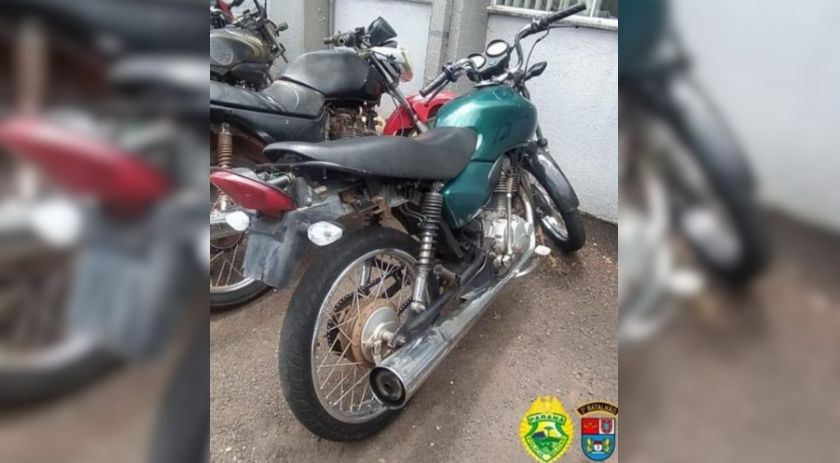 Adolescente de 14 anos é detido com motocicleta furtada em patrulhamento policial em Pato Branco