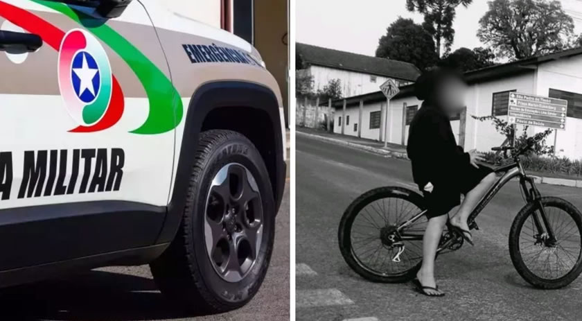 Menino de 12 anos morre atropelado de bicicleta em SC e pais lamentam: ‘Como dói’