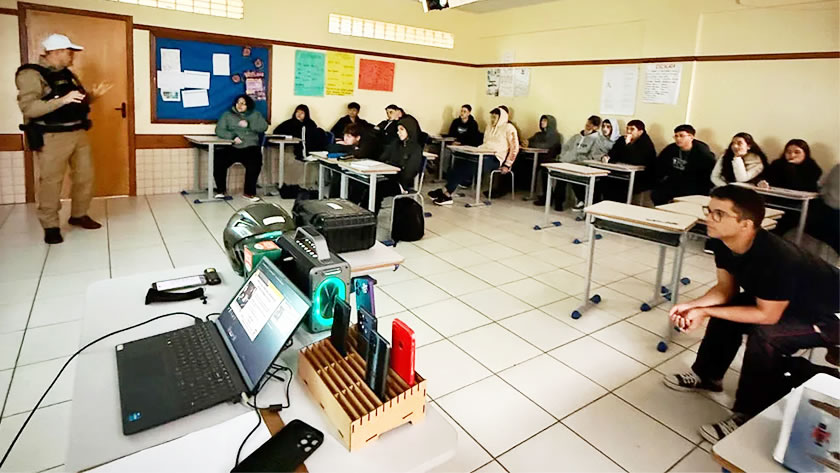 Projeto “Jovem no Trânsito” leva conscientização a estudantes do João Paulo II