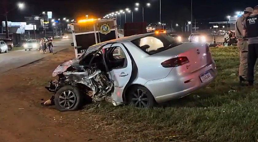 Homem morre e seis pessoas ficam feridas em acidente após perseguição policial