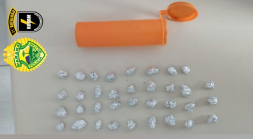 Menor é apreendido com drogas após tentativa de fuga e mergulho em rio