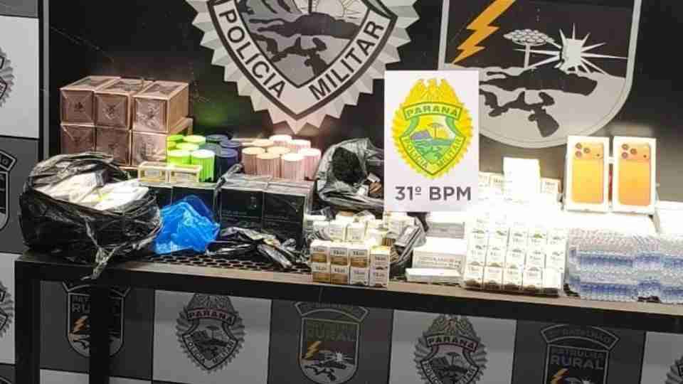 Homem é preso com medicamentos e eletrônicos contrabandeados