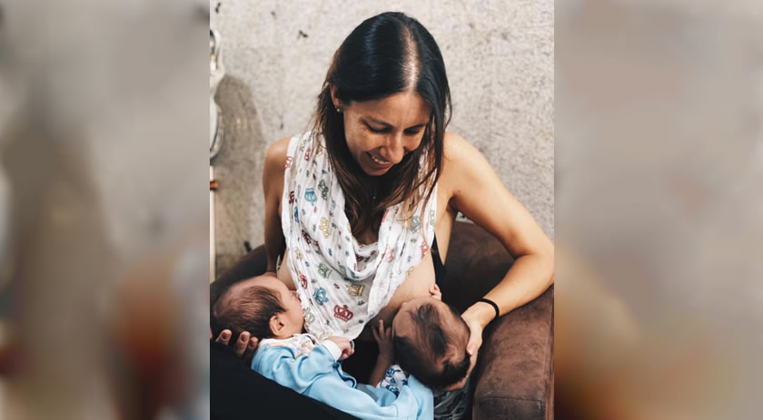 Gêmeos de Beltrão recebem anticorpos da Covid-19 pelo leite materno