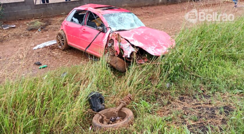 Homem morre em grave acidente próximo ao Clube de Tiro de Beltrão