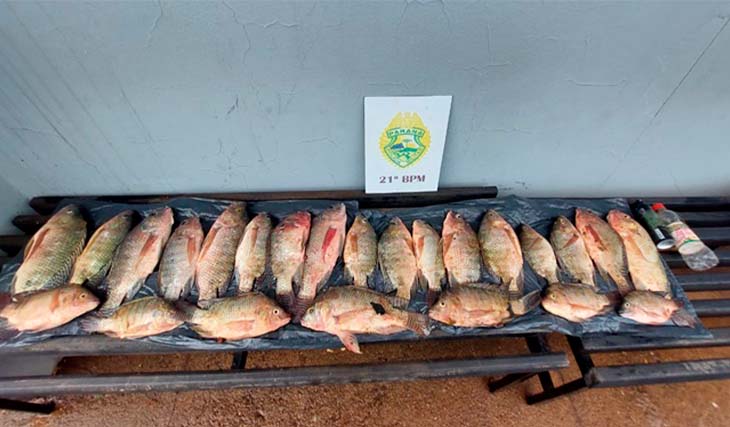 Homem é preso após furtar peixes no Lago do Alvorada
