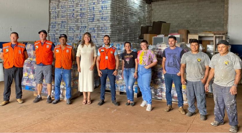 Defesa Civil envia donativos para Beltrão