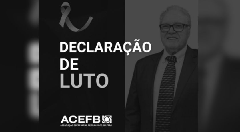 Acefb declara luto oficial de três dias pelo falecimento do empresário Nelson Behne