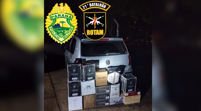 Operação Hórus resulta na apreensão de carga de vinho argentino sem legalização aduaneira