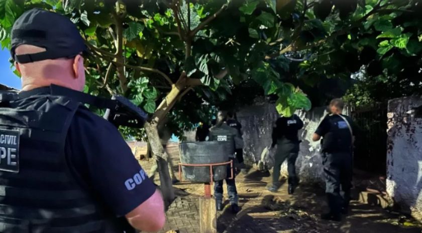 PCPR deflagra Megaoperação contra o crime organizado