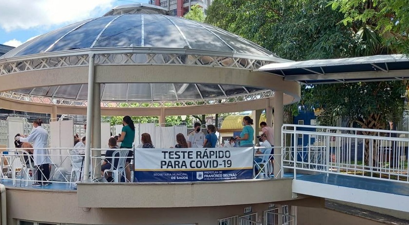 Beltrão tem 153 novos casos de coronavírus