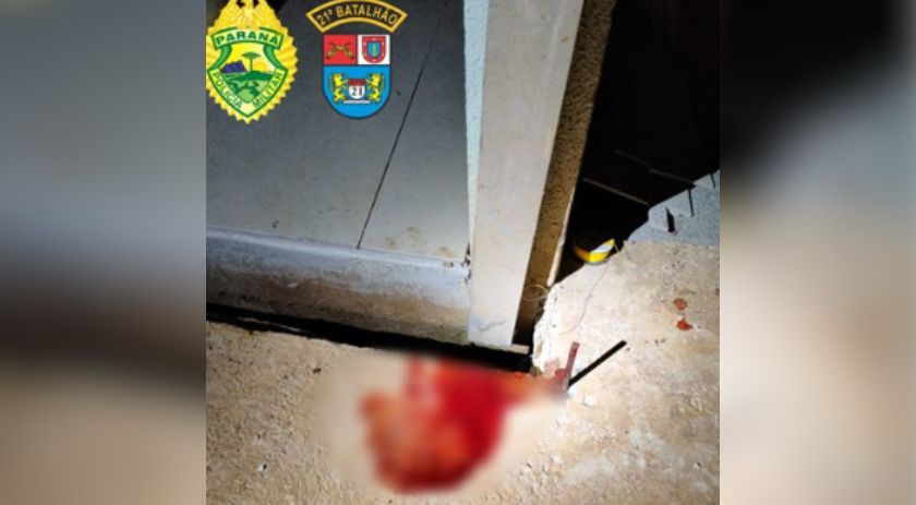 Homem sob efeito de drogas cai de telhado em tentativa de invasão em Francisco Beltrão