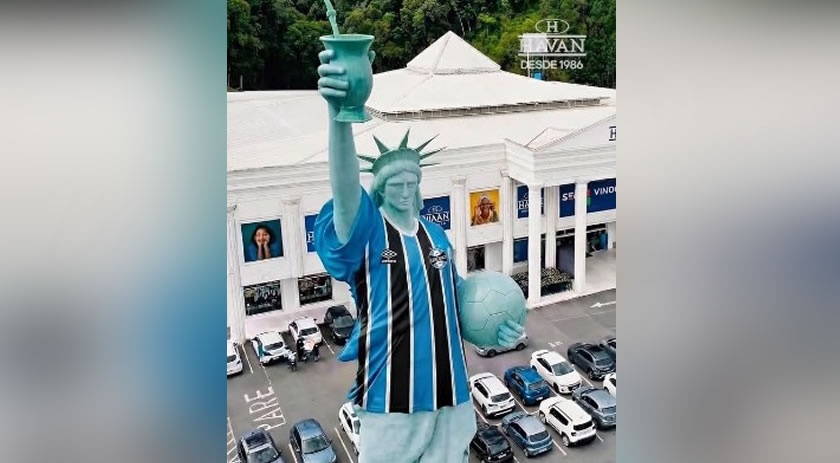 Grêmio anuncia acordo de patrocínio com a Havan