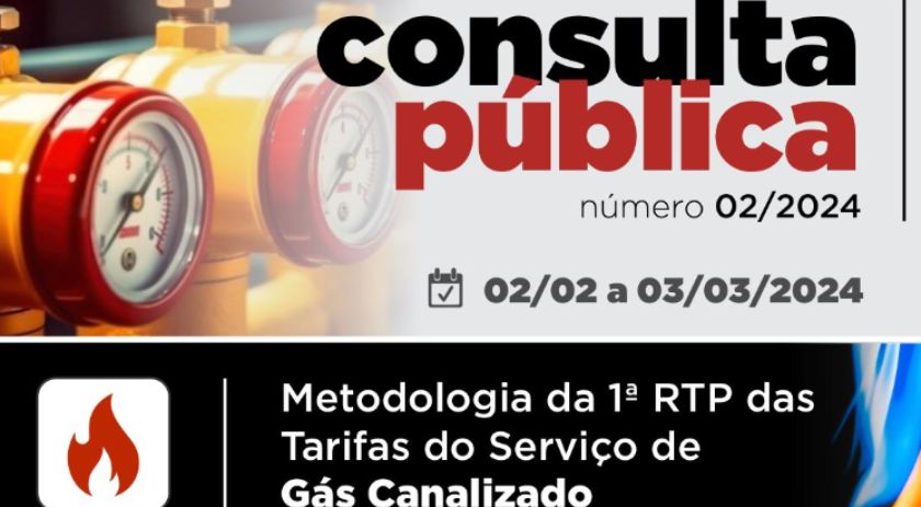Agepar abre consulta sobre revisão tarifária do serviço de distribuição de gás canalizado