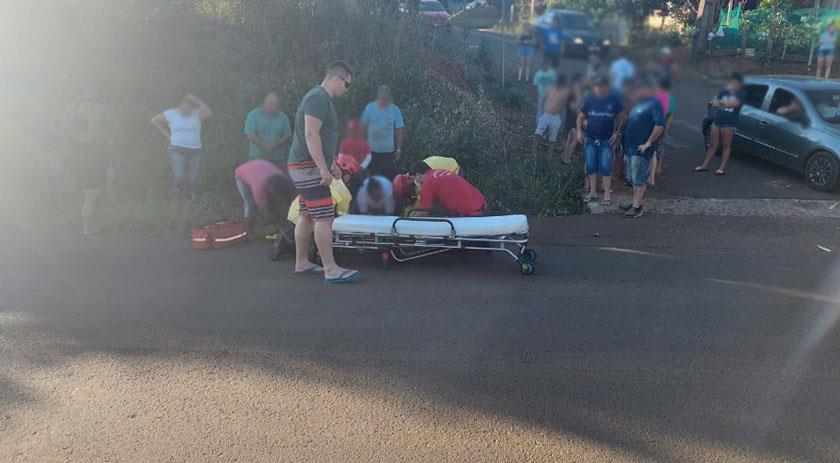 Atropelamento deixa criança com ferimentos graves