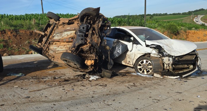 Em revitalização, SC-305 registra mais um acidente com gravidade