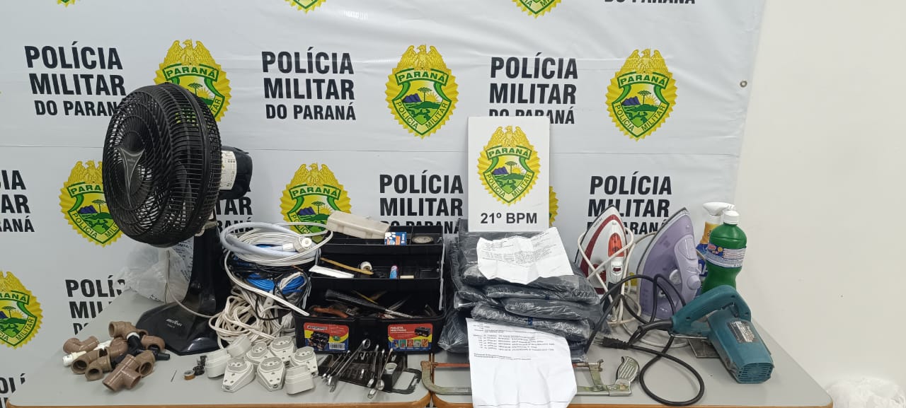 Dupla é presa por furto em fábrica de costura