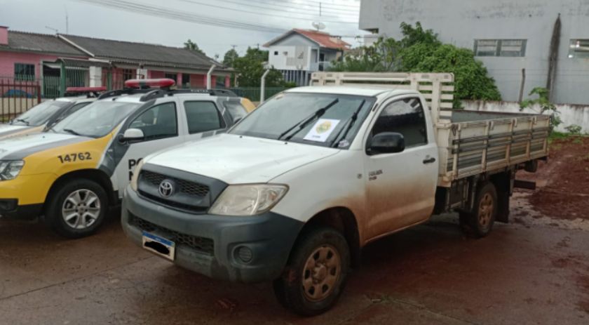 Homem é preso após furto de caminhonete em Barracão