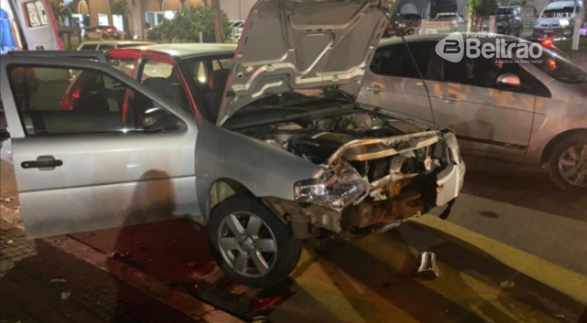 Motorista causa dois acidentes, foge e é detido