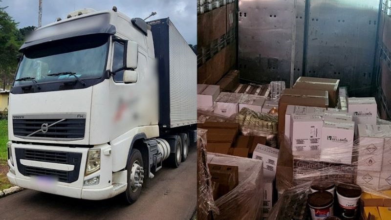 Caminhão com doações para o Rio Grande do Sul é roubado e recuperado