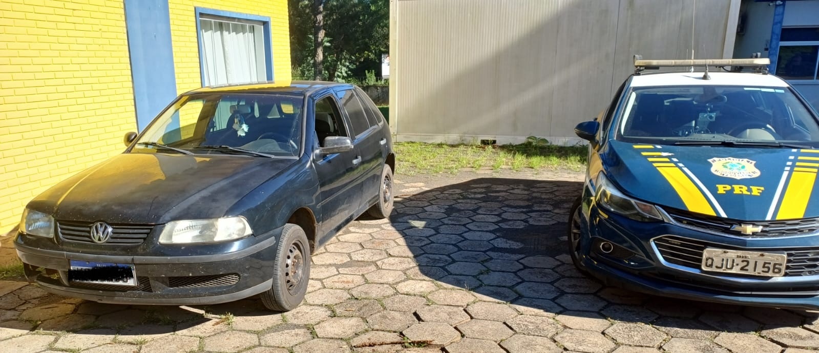 Veículo furtado em Campo Erê é recuperado pela PRF em ação rápida