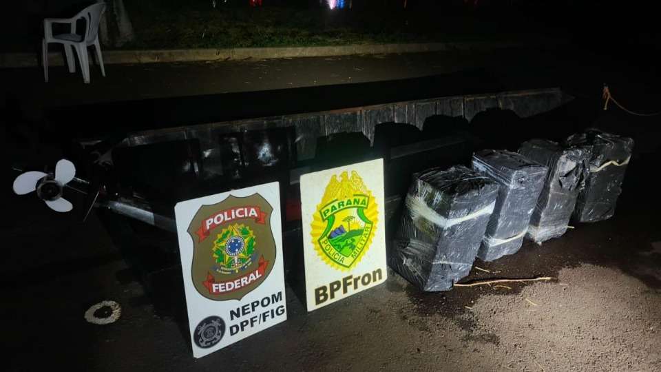 Mais de 100 kg de maconha são apreendidos no Paraná