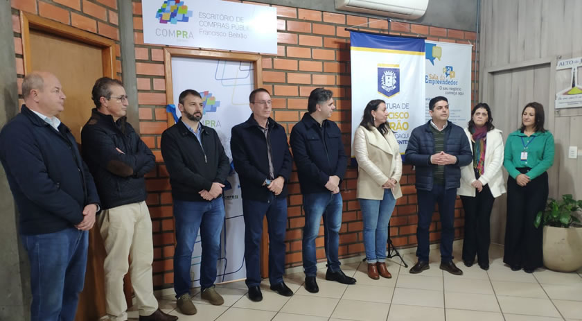 Beltrão inaugura Escritório de Compras Públicas