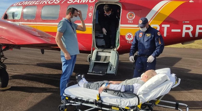 Após mais de 40 dias internado paciente com doença rara no coração é transferido