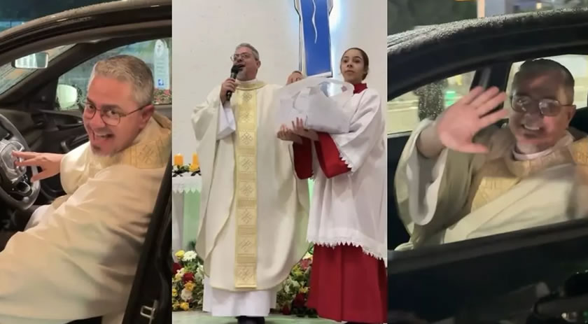 Padre organiza rifa, participa do sorteio e leva o carro ao sortear bilhete em branco em SC