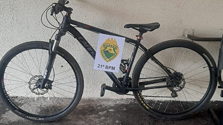 Polícia Militar recupera bicicleta furtada e identifica suspeito