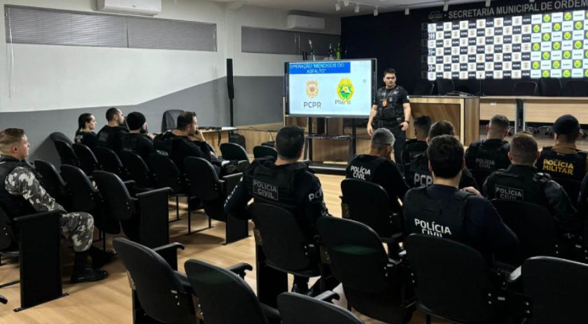 Operação da PCPR com apoio da PMPR mira grupo de roubos de cargas